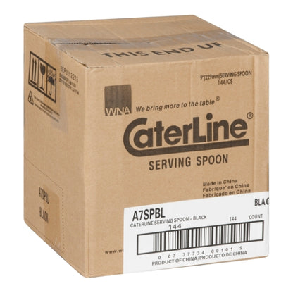 CaterLine SPOON BLACK PLASTIC 9 INCH UTENSIL, 1 x 144 each Case - DOT product image 5