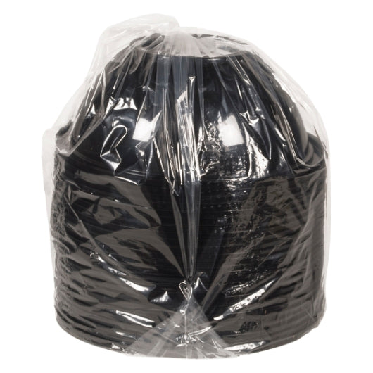 CaterLine 12" 160 Ounce Pack N' Serve Black Bowl, 1 x 25 each Case - Plates Bowls