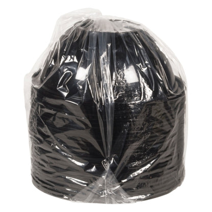 CaterLine 12" 160 Ounce Pack N' Serve Black Bowl, 1 x 25 each Case - Plates Bowls