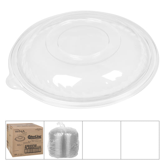 CaterLine Clear Dome Lid for 80 Ounce Bowl, 1 x 25 each Case - GS1 styled product image