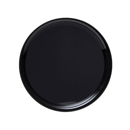 WNA CheckMate Polystyrene CATER TRAY PLASTIC BLACK 12 INCH, 1 x 25 each Case - GS1 product shown out of package