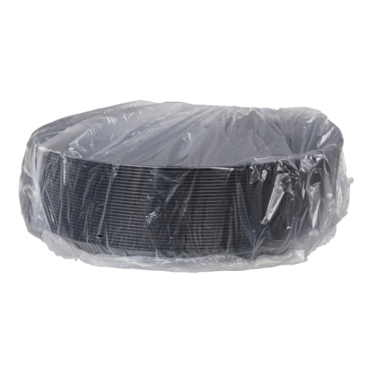 CaterLine Cater Tray Plastic Black 12 Inch, 1 x 25 each Case - Fast Food Baskets & Trays