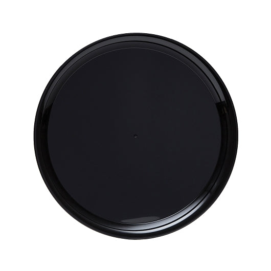 WNA CheckMate Polystyrene CATER TRAY PLASTIC BLACK 12 INCH, 1 x 25 each Case - Alternate product angle or state