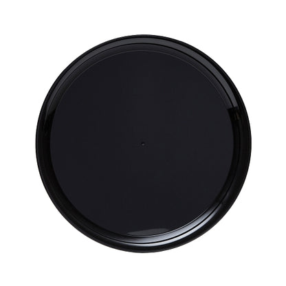 WNA CheckMate Polystyrene CATER TRAY PLASTIC BLACK 12 INCH, 1 x 25 each Case - Alternate product angle or state