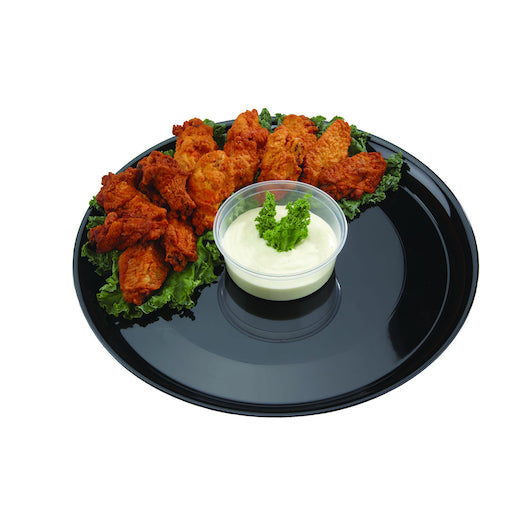 WNA-CheckMate CATER TRAY PLASTIC BLACK 18 INCH, 1 x 25 each Case - GS1 styled product image