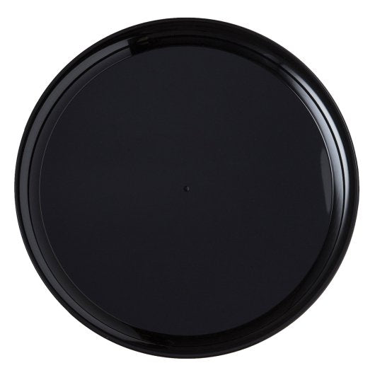 WNA-CheckMate CATER TRAY PLASTIC BLACK 18 INCH, 1 x 25 each Case - GS1 product shown out of package