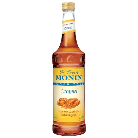 Glass Caramel Sugar Free Syrup, Glass, 12 x 750 ML Case - Condiments & Sauces