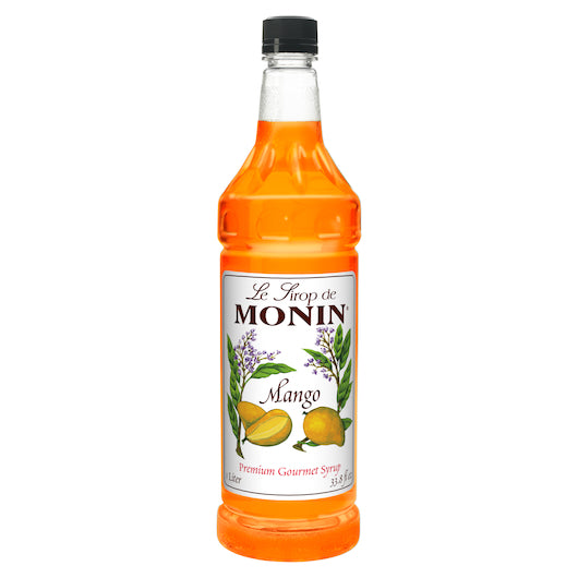 Monin Mango Syrup, 4 x 1 LT Case - Beverages