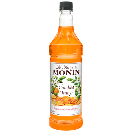 Monin Candied Orange Syrup, 4 x 1 LT Case - Beverages