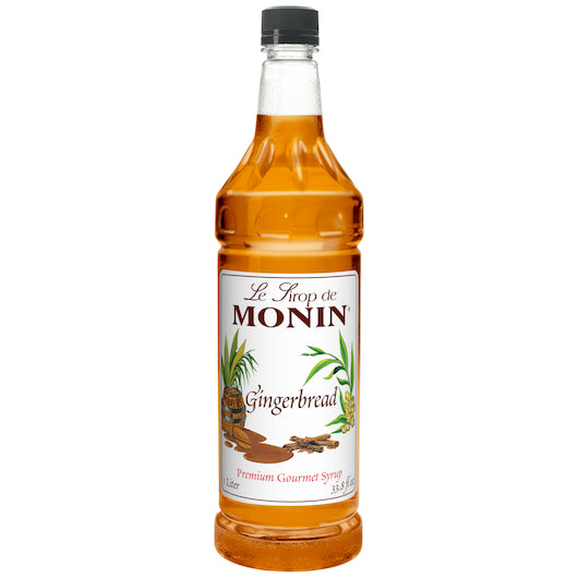 Monin Gingerbread Syrup, 4 x 1 LT Case - Beverages