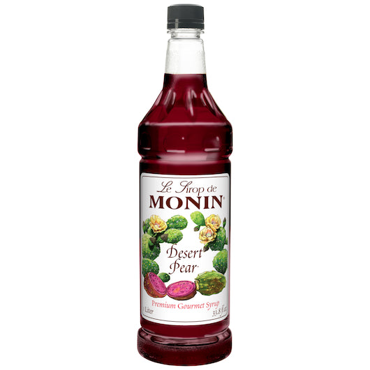 Monin Desert Pear Syrup, 4 x 1 LT Case - Beverages