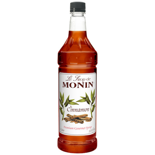 Monin Cinnamon Syrup, 4 x 1 LT Case - Beverages