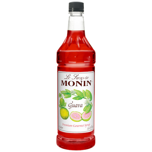 Monin Guava Syrup, 4 x 1 LT Case - Beverages