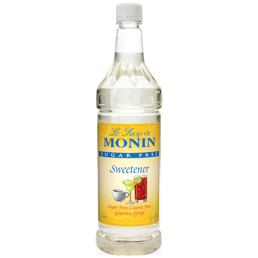 Monin Sugar-Free Sweetener, 4 x 1 LT Case - Beverages