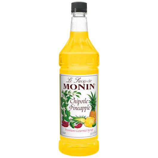 Monin Chipotle Pineapple Syrup, 4 x 1 LT Case - Beverages