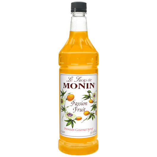 Monin Passion Fruit Syrup, 4 x 1 LT Case - Beverages