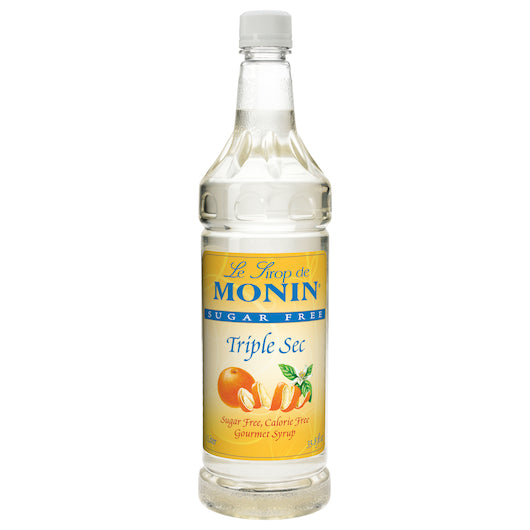 Monin Sugar Free Triple Sec, 4 x 1 LT Case - Beverages