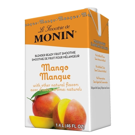 Monin Mango Smoothie, 6 x 46 fl oz Case - Beverages