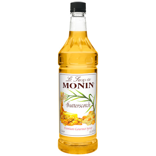 Monin Butterscotch Syrup, 4 x 1 LT Case - Beverages
