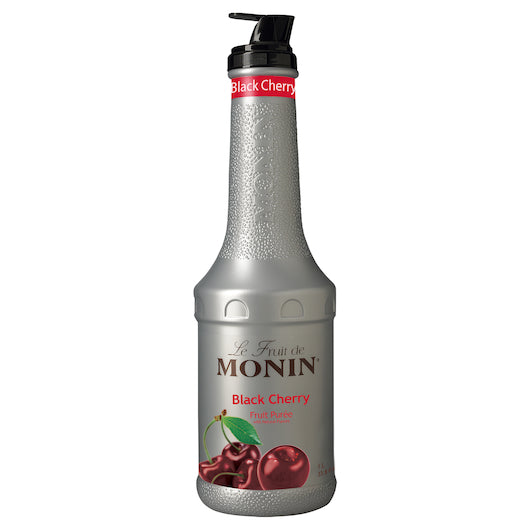 Monin Black Cherry Puree, 4 x 1 LT Case - Beverages