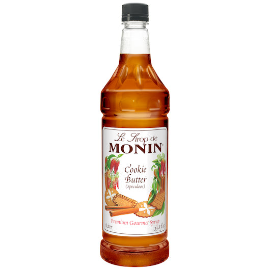 Monin Cookie Butter Syrup, 4 x 1 LT Case - Beverages