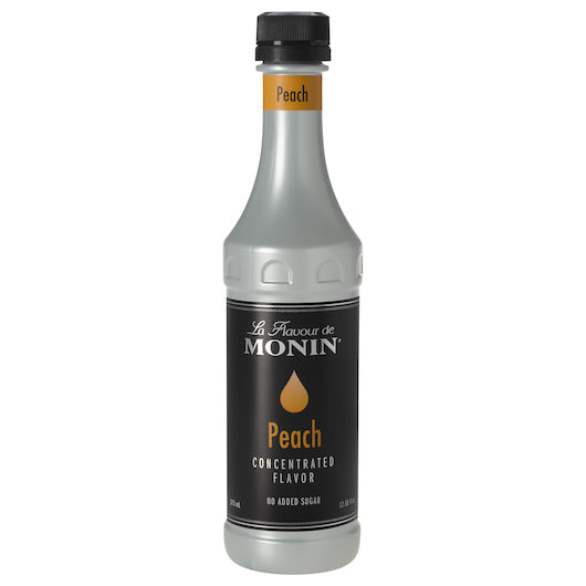 Monin Peach Concentrate Flavor, 4 x 375 ML Case - Beverages