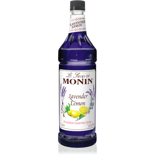 Monin Lavender Lemon, 4 x 1 LT Case - Condiments & Sauces