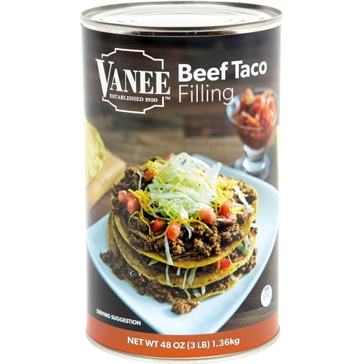 Ground Beef Taco Filling, 6 x 48 oz Case - DOT product image 2