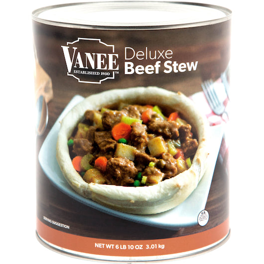 Beef Stew no. Deluxe Beef Stew, 6 x 106 oz Case - Prepared Foods