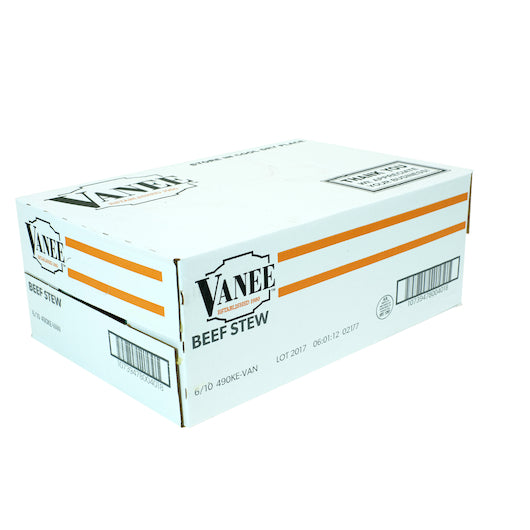 Beef Stew no. Deluxe Beef Stew, 6 x 106 oz Case - GS1 closed shipping case image