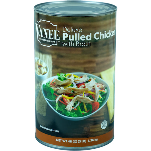 Deluxe Boned Chicken Deluxe Pulled Chicken, 6 x 48 oz Case - DOT product image 2
