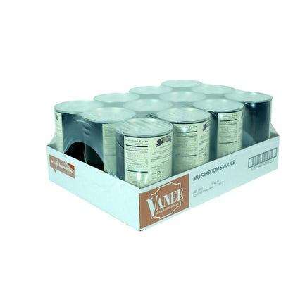 Vanee Mushroom Sauce, 12 x 50 oz Case - GS1 closed shipping case image
