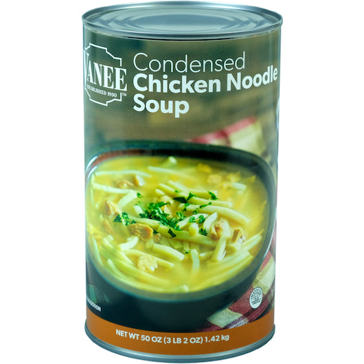 Vanee Chicken Noodle Soup, 12 x 50 oz Case - Prepared Foods