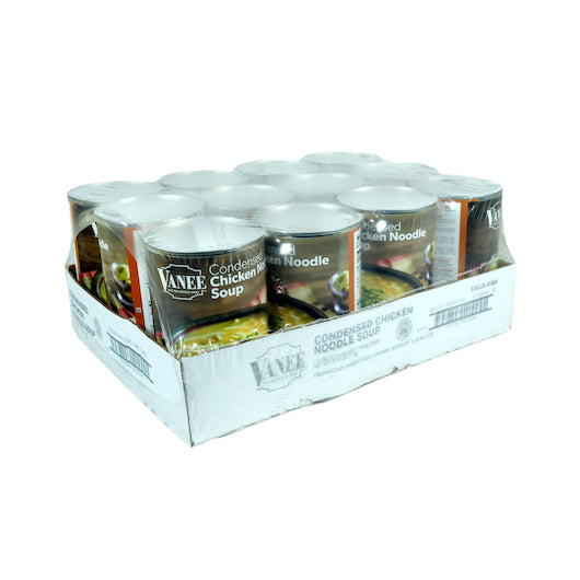Vanee Chicken Noodle Soup, 12 x 50 oz Case - GS1 closed shipping case image