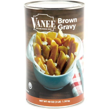 Vanee Brown Gravy, 12 x 48 oz Case - Condiments & Sauces