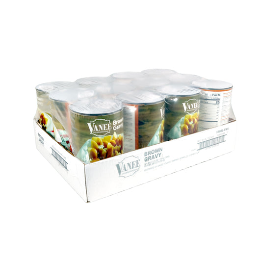 Vanee Brown Gravy, 12 x 48 oz Case - GS1 closed shipping case image