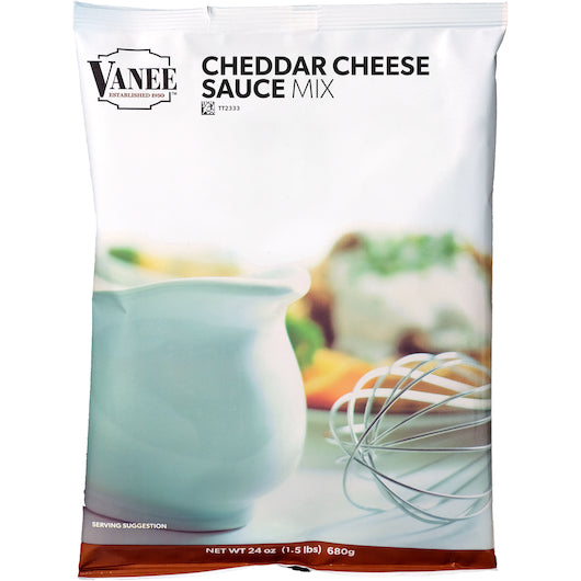Vanee Cheddar Cheese Sauce Mix, 6 x 24 oz Case - Condiments & Sauces - image 2