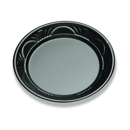 D and W 7 Inch Plastic Pearl Black Plate, 8 x 125 x 125 each Case - DOT product image 5