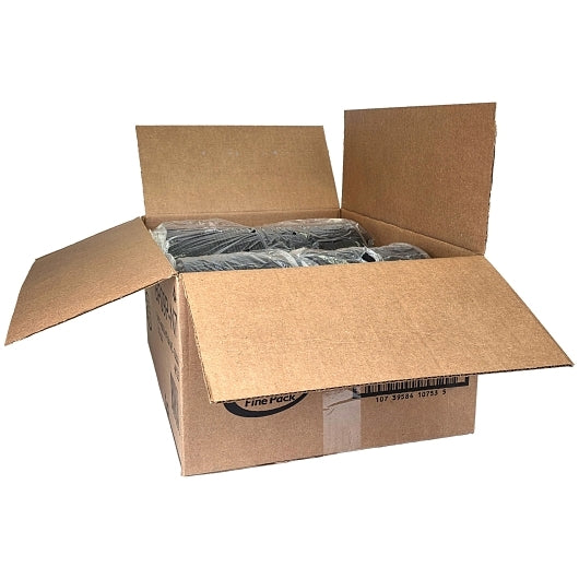 D and W 9 Inch Black Plastic Plates, 4 x 125 x 125 each Case - DOT product image 7