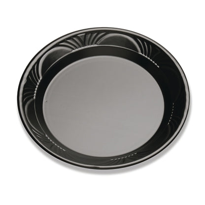 D and W 10.25 Inch Black Plastic Plate, 4 x 125 x 125 each Case - DOT product image 3