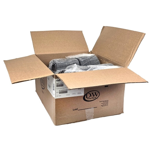 D and W 10.25 Inch Black Plastic Plate, 4 x 125 x 125 each Case - DOT product image 6