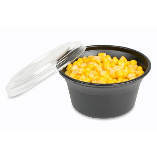 D and W 4/5 Ounce Flat Stackable Vented Lid, 20 x 50 x 50 each Case - DOT product image 2
