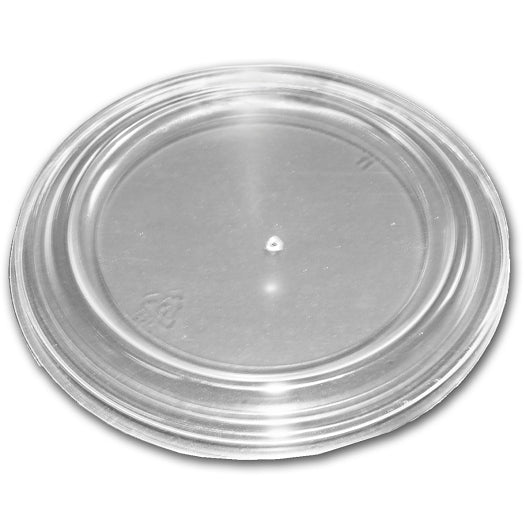 D and W 4/5 Ounce Flat Stackable Vented Lid, 20 x 50 x 50 each Case - Food Containers & Lids