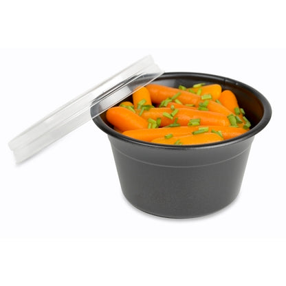 D and W 5/8 Ounce Flat All Purpose Clear Vented Lid, 20 x 50 x 50 each Case - DOT product image 2