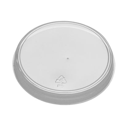 D and W 5/8 Ounce Flat All Purpose Clear Vented Lid, 20 x 50 x 50 each Case - DOT product image 3