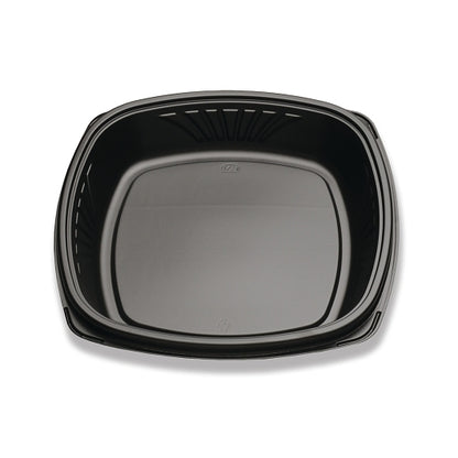 Forum Cf Forum 12" Black, Deep, Square Cater Tray, 2 x 30 x 30 each Case - Food Containers & Lids