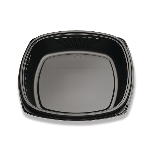 Forum Cf Forum 12" Black, Deep, Square Cater Tray, 2 x 30 x 30 each Case - Food Containers & Lids