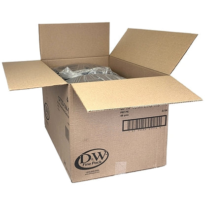 D & W Forum 14" 5 Compartment, Black, Deep, Square Cater Tray, 2 x 24 x 24 each Case - DOT product image 5