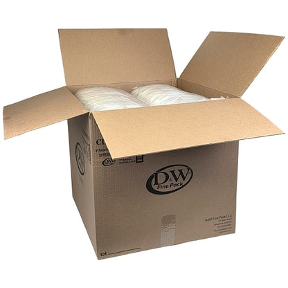 D & W Forum 9" 3 Compartment, Clear, Low Dome, Vented, Square Lid, 4 x 75 x 75 each Case - DOT product image 5
