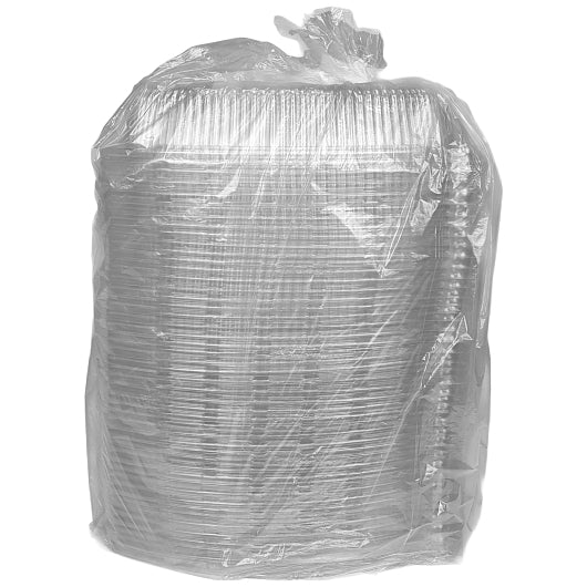D&W Fine Pack 13x10" Oval Platter Lid, 5 x 50 x 50 each Case - Food Containers & Lids